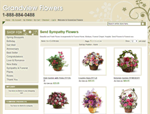 Tablet Screenshot of grandviewflowers.com